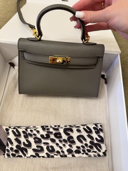 Сива чанта Hermes