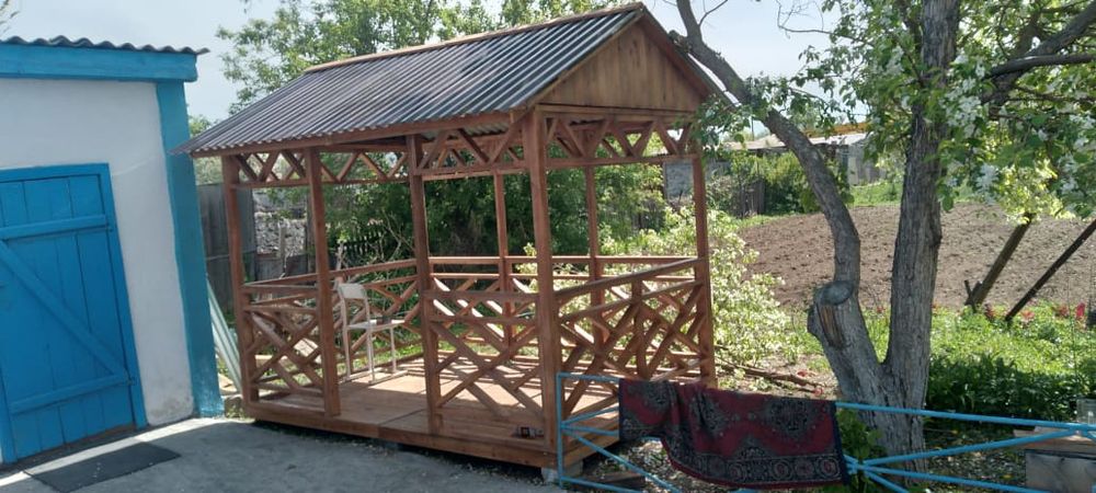 Беседка прямоугольная