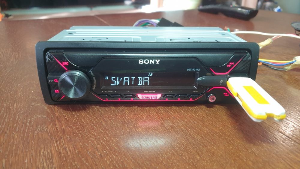 Авто радио плеър музика за кола Сони Sony USB AUX