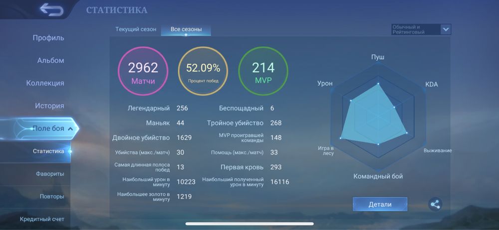 Аккауант mobile legends