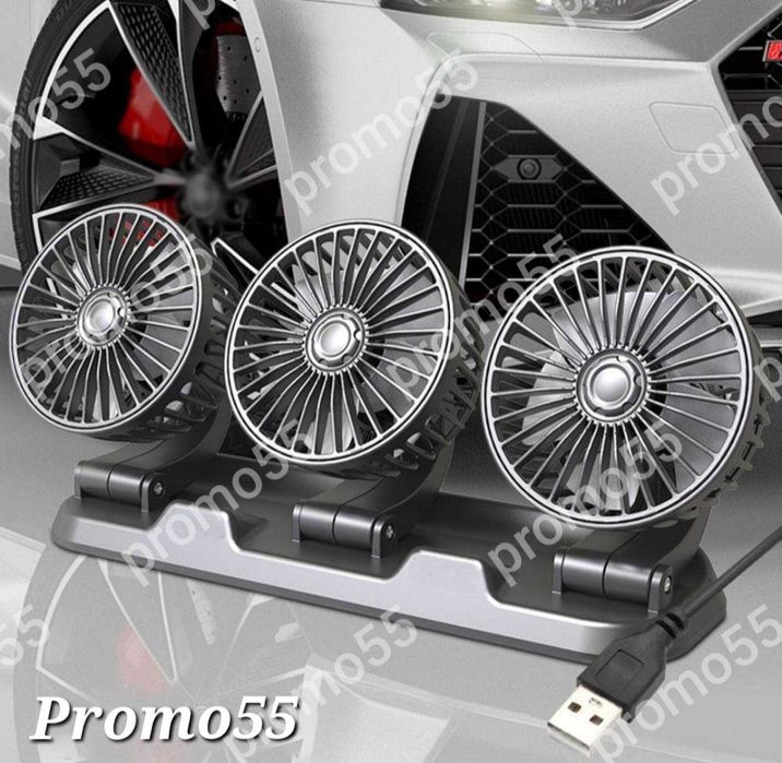 Преносим Вентилатор с USB за автомобили, камиони, офиси, дом