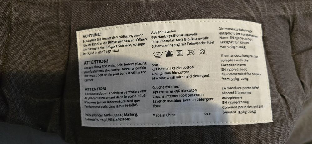 Marsupiu Ham Manduca