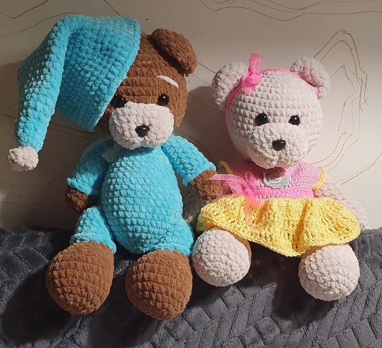 Ръчно плетини играчки