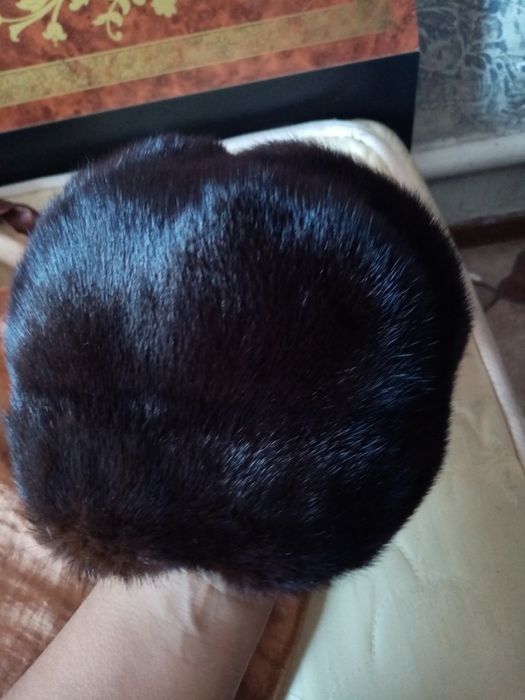 Норковая шапка мужская