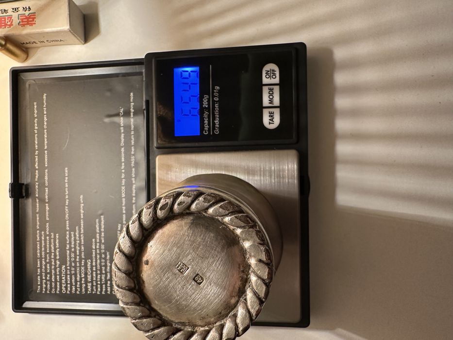 Pahar argint masiv 800 vintage