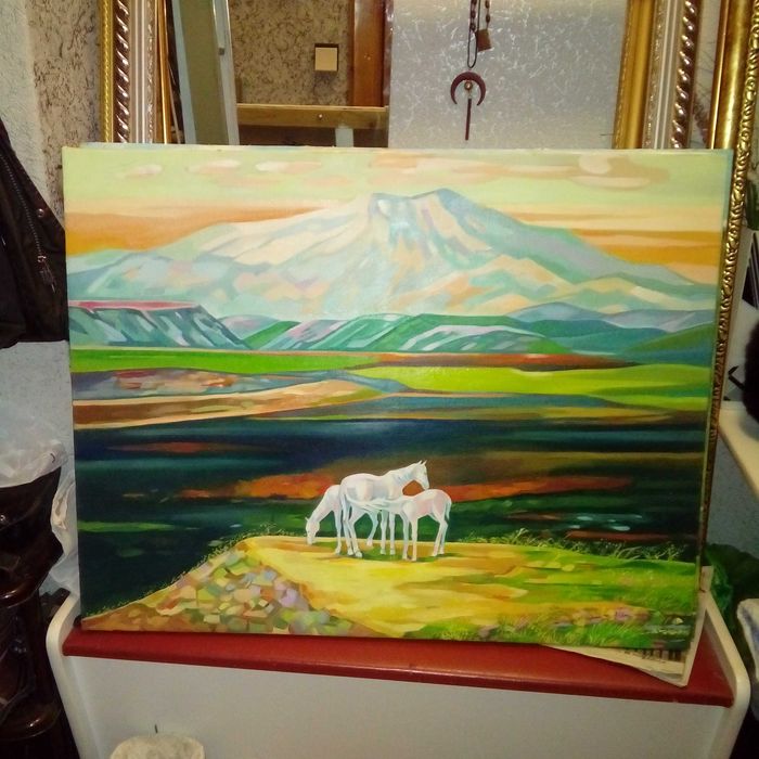 Продам картины     /холст х масло /75х95 /батик/