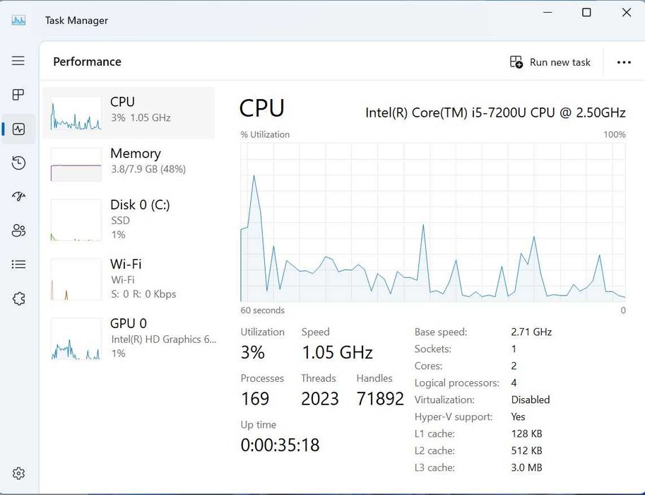 Laptop Lenovo T470s Intel I5 7200u SSD Ram 8 12Gb 14 inch Full Hd
