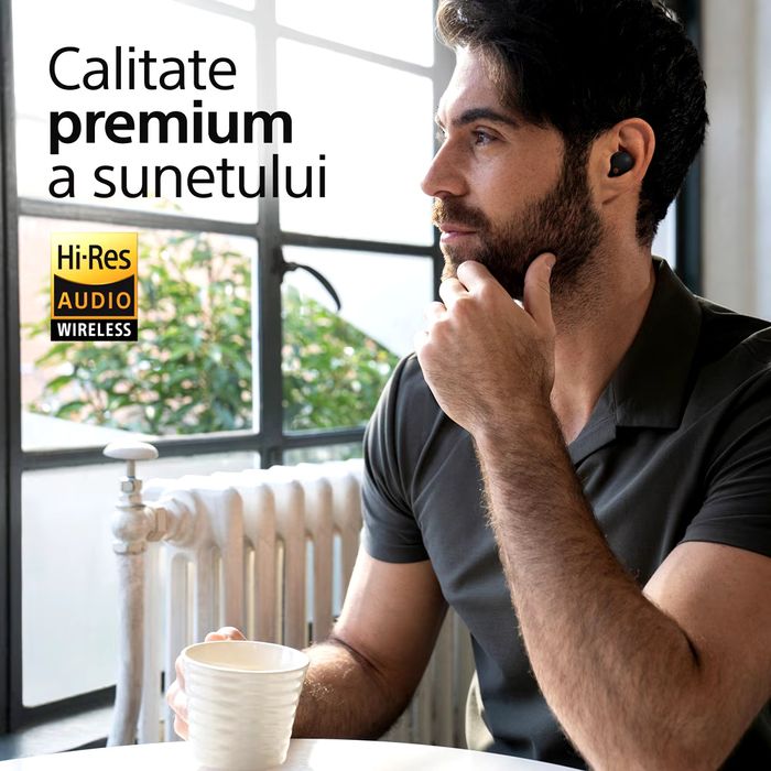 Casti In-Ear Sony wireless,Bluetooth,Noise cancell,autonomie 8 ore Noi