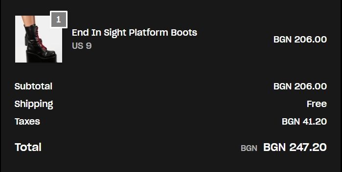 Dollskill ботуши на платформа