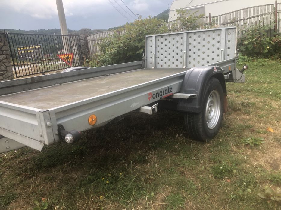 Trailer o axa 1600kg basculabila robusta 2020 categ B Urgent!