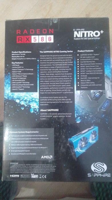 RX580 8gb зелёная