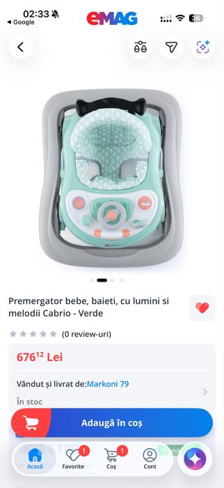 Premergator Cabrio petite&mars