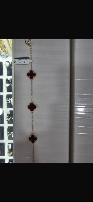 Браслет золото 17-18см van cleef