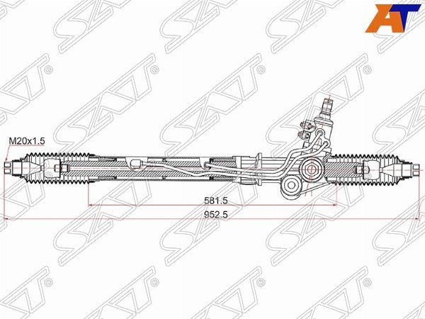 Рейка рулевая Toyota 4runner