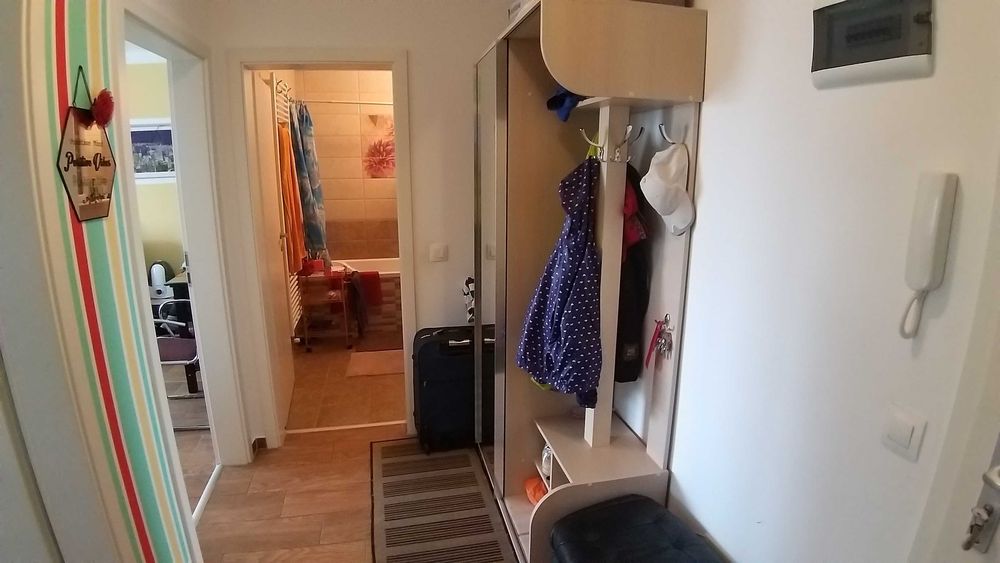 Apartament cu 2 odai (52 m2)+ 2 balcoane+ Teren/gradina privat(35 m2) in Bloc nou Avangarden3,BRASOV de la Proprietar.Dotat cu de toate(+ masina Vase)