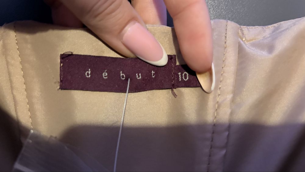 Златиста официална рокля