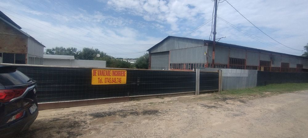 Vând sau închiriez teren hala spatiu productie