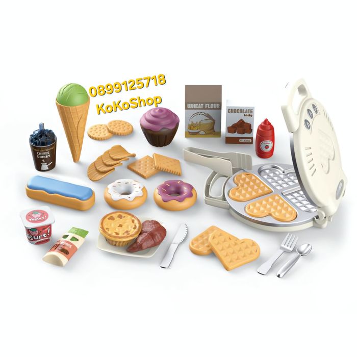 Детски комплект за гофрети/Гофретник/уред за гофрети със звук