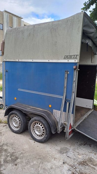Продавам ремарке за коне и мотоциклети Boeckmann sdah viehtransporter внос от Германия