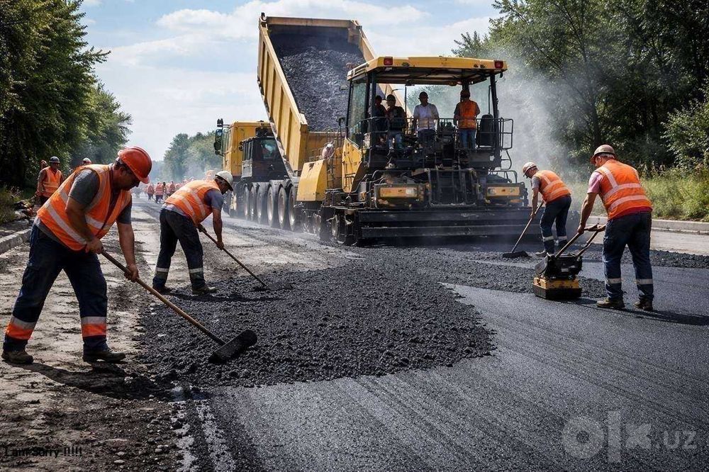 Asfalt yotqizish xizmati  Butun O‘zbekiston bo‘ylab