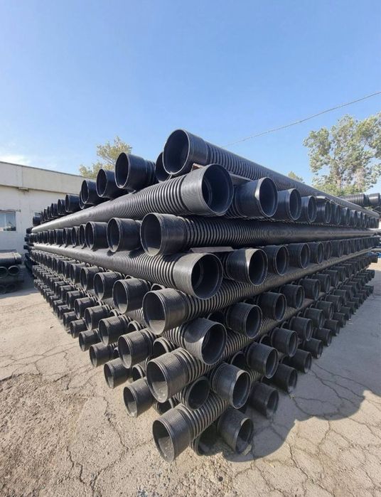 Гофра труба. Гофрированная труба Труба ПВХ Дренажные доставка