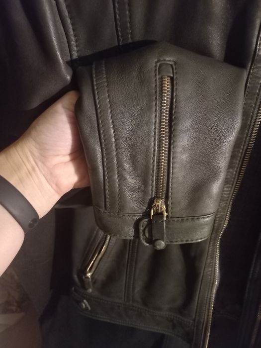 Кожаная куртка Massimo Dutti