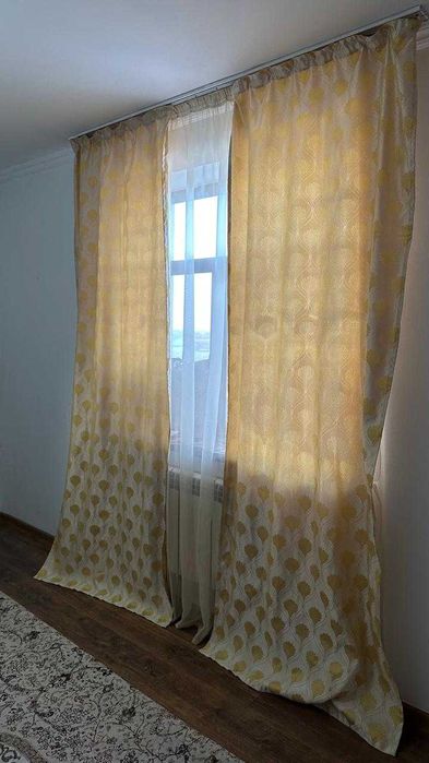 шторы с тюлем б/у