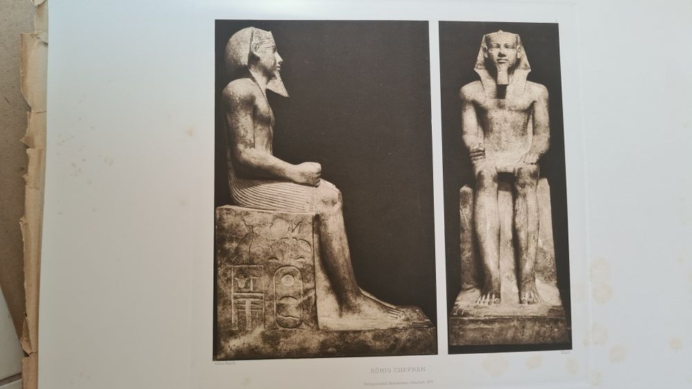 Egipt Antic Catalog Album Foto Tablou Carte Document Vechi Colectie