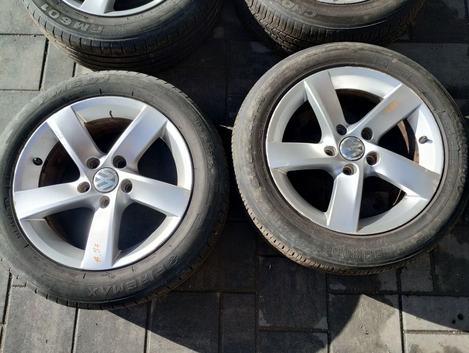 Jante aluminiu 5x112 R16,vw passat b6,b7,b8,golf 6,golf 7,skoda