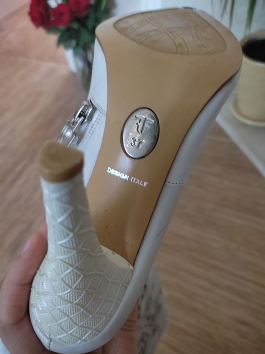 Сапоги кожа Италия