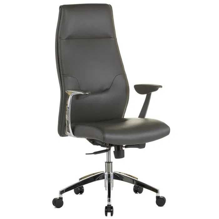 Scaun birou QMOBILI Scaun VENICE gri, piele ecologica