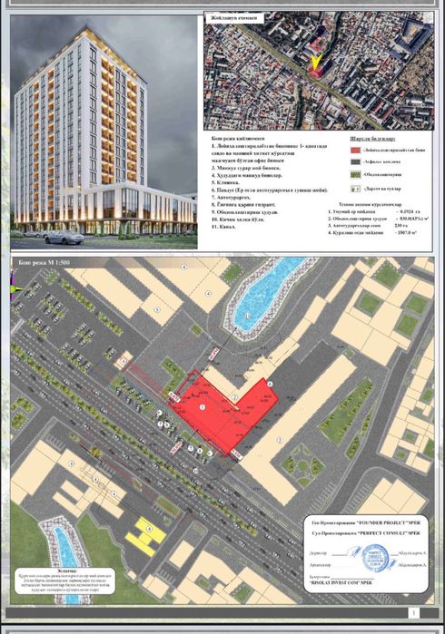 ЯККАСАРАЙ продается земельный участок 19 соток ОФИС, Бизнес Центр