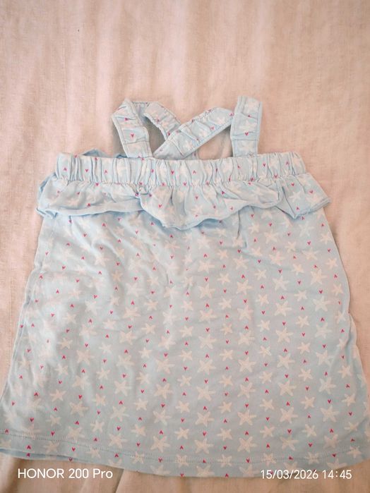 Бебешки летни дрехи за момиче 68/74