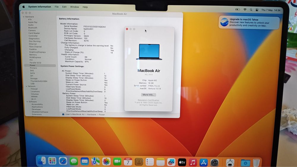 Macbook Air M2 13” 16gb 1tb Aiud • OLX.ro