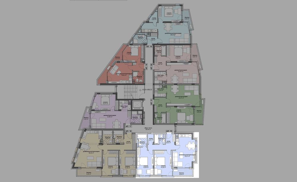 Продава се Тристаен апартамент в София, Медицинска академия - 108 кв.м за 1459 €/кв.м - Снимка #1