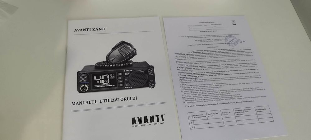 Statie Radio Avanti Zano 1Din - difuzor frontal