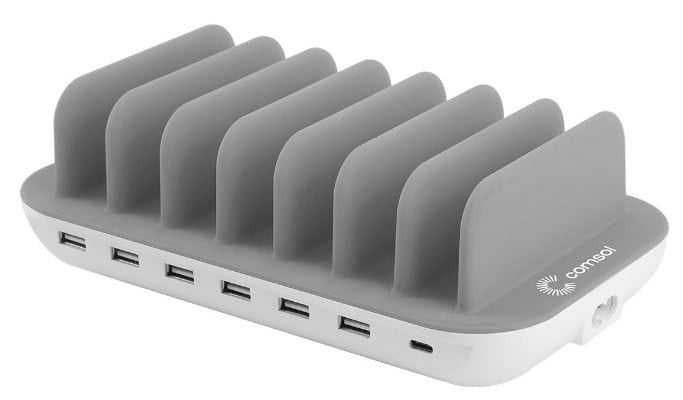 7-портова USB станция за зареждане с USB-C