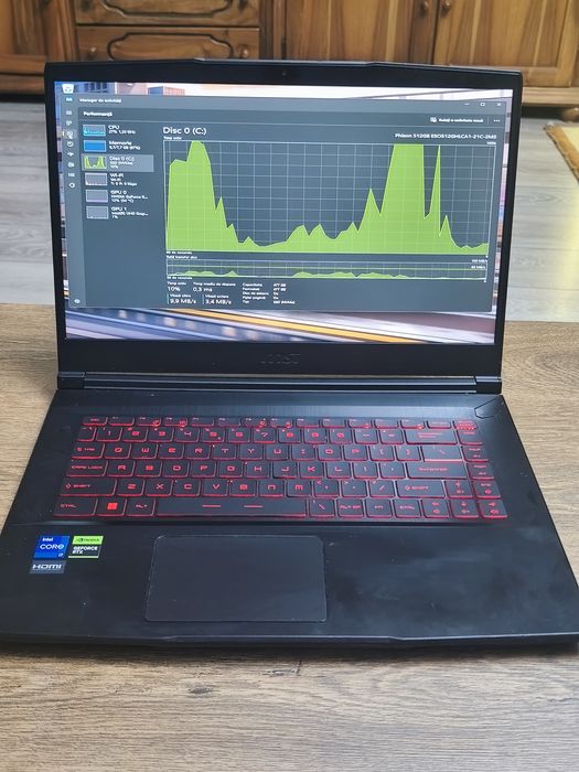 Vând laptop MSI Thin GF 63  12 UC
