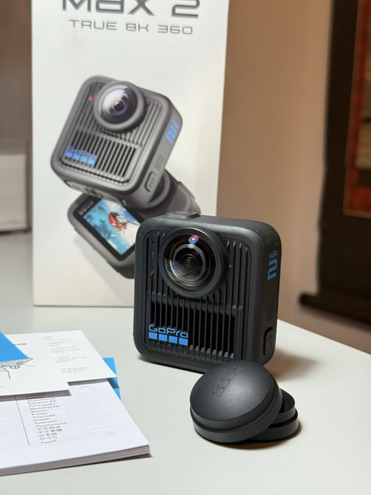 GoPro MAX 2 (True 8K 360) – Ca nouă / Pachet complet