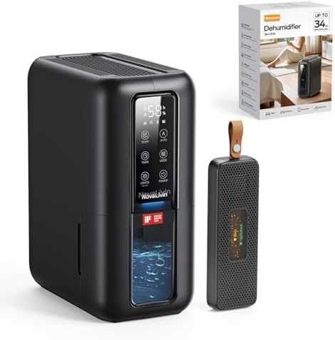 Нов 2000ml тих обезвлажнител с LED светлина таймер за дома Деумифайър