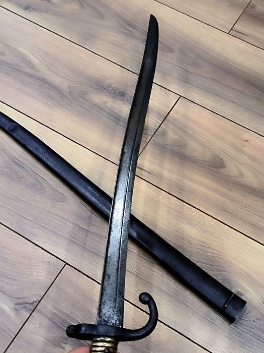 Френски щик нож байонет Шаспо Chassepot M1886 еднакви номера