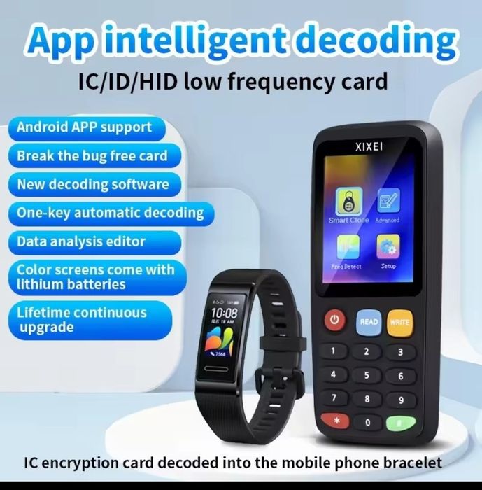 Copiator/Duplicator Profesional RFID / NFC XIXEI X7 – Copiază Taguri lnterfon, Cartele Acces, etc.