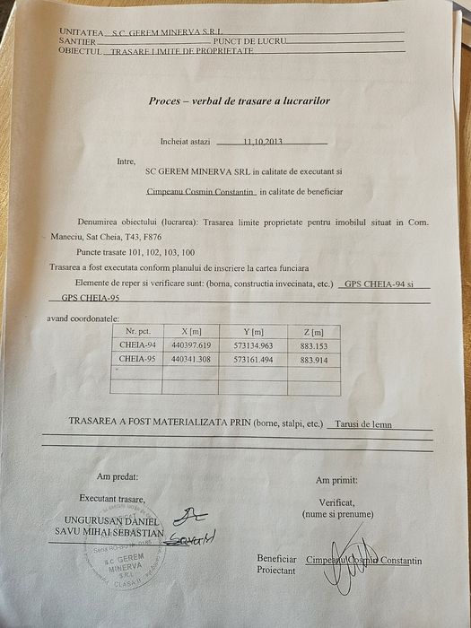 Teren intravilan Cheia ,Prahova