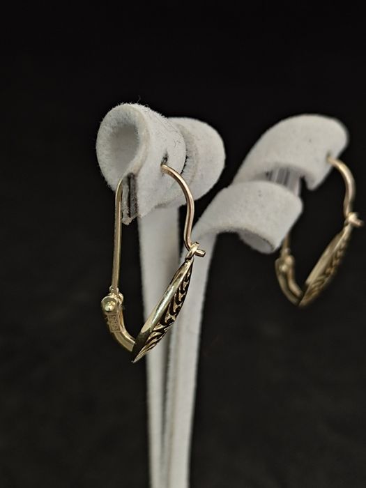 НОВИ Златни обеци 2.87гр / 14К