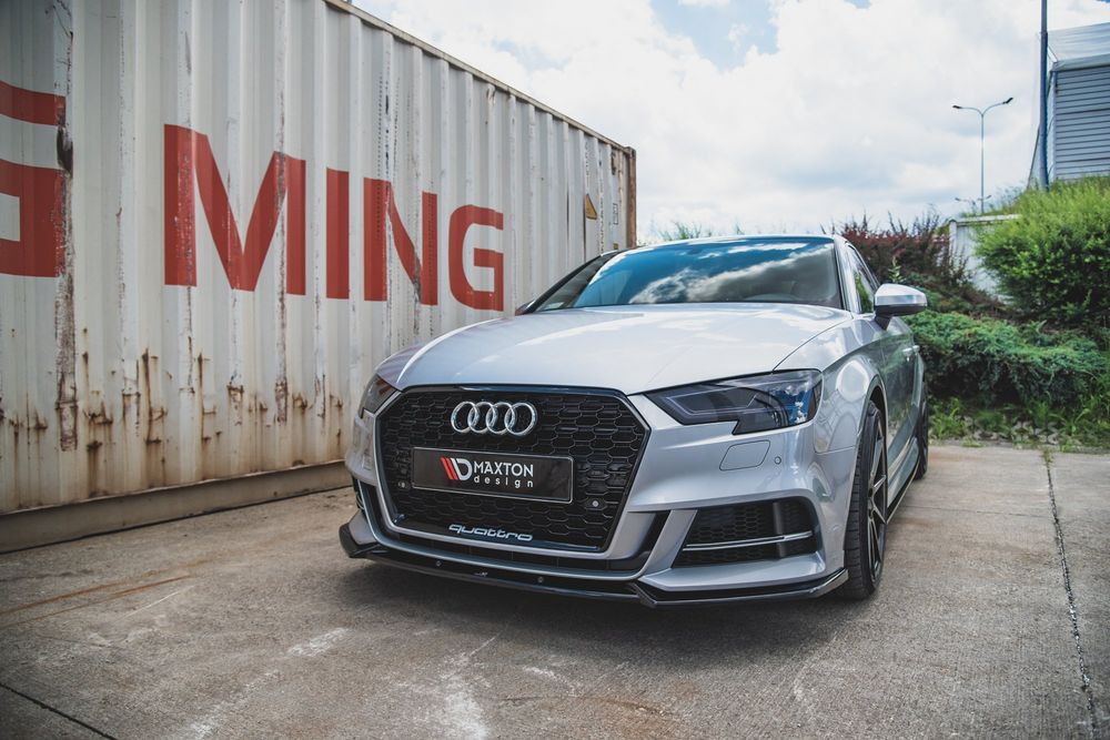 Спойлер за предна броня Maxton design за Audi S3/S-line 8V (2016-2020)