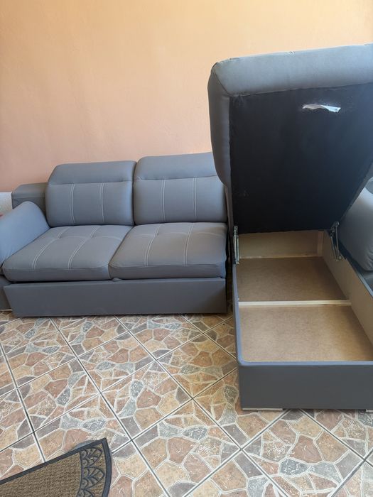 De vânzare colțar nou nouț extensibil și cu ladă de depozitarep