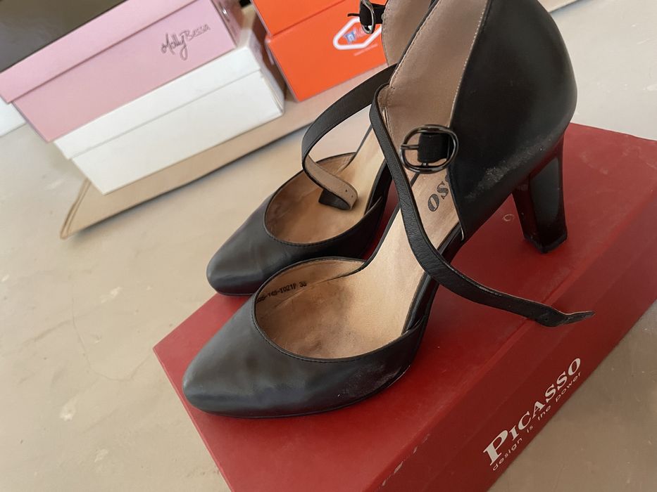 Женские кожанные туфли