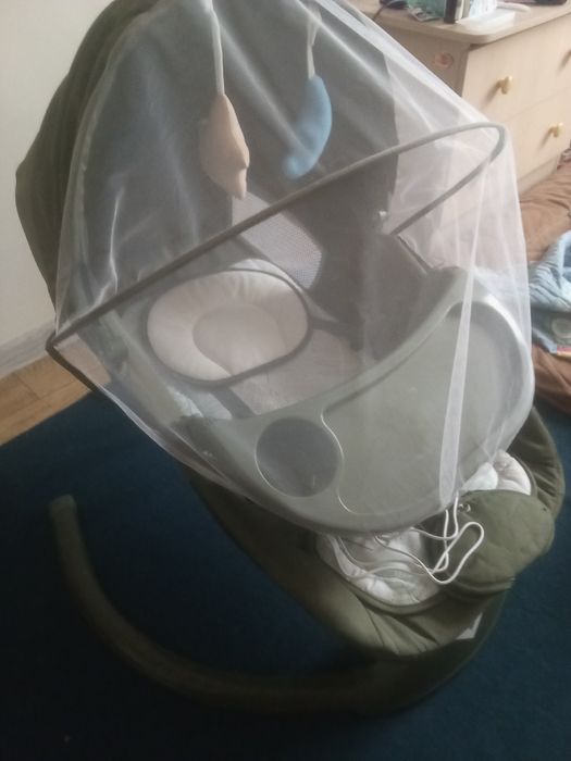 Болалар учун автоматик тебратгич люлка