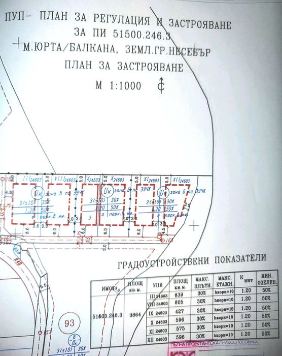 Продава се Парцел в Свети Влас - 639 кв.м за 82 €/кв.м - Снимка #2