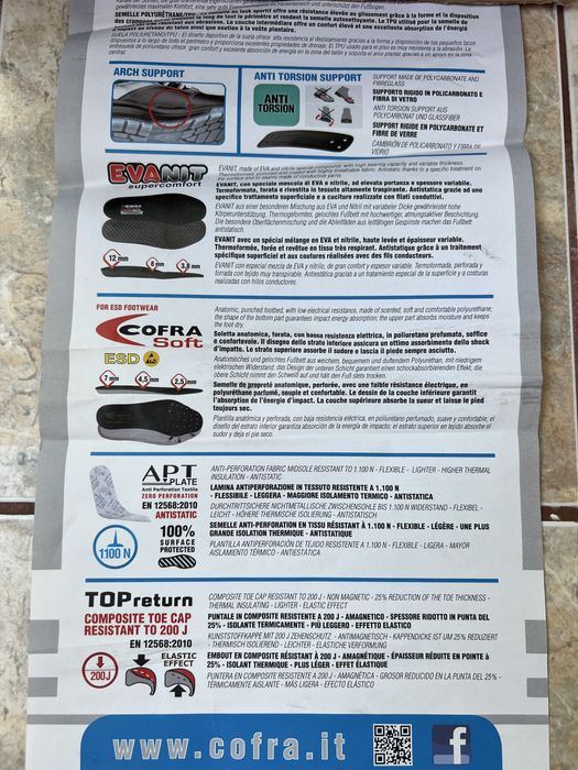 Pantofi Noi de protecție COFRA